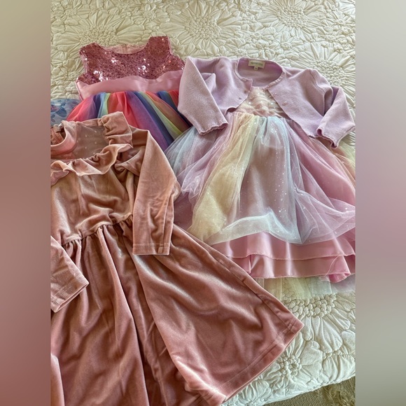 Bundle of 5 Little Girl Dresses - Picture 5 of 15